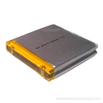 Polymer LiFePO4 Battery Pack GSP806670 Cell, with 3.2V Voltage and 5,000mAh Capacity